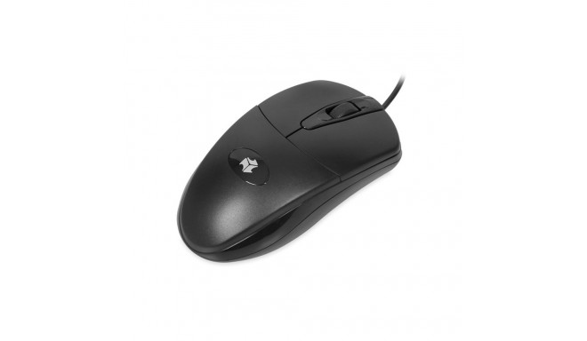 iBOX i007 wired optical mouse, black