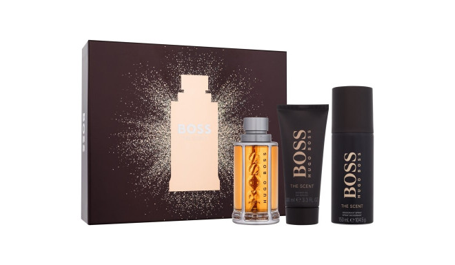 HUGO BOSS Boss The Scent Eau de Toilette (100ml) (Edt 100 ml + Deodorant 150 ml + Shower Gel 100 ml)