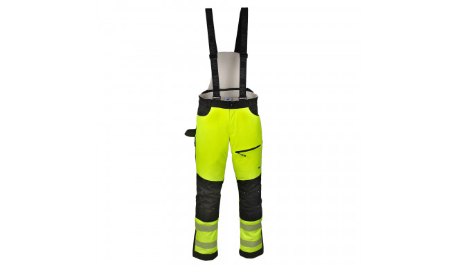 HW Scout softshell soojad traksipüksid Hi-Vis kollane 58