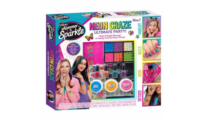 CRA-Z-ART Shimmer ‘n Sparkle make-up set Glow craze ultimate party
