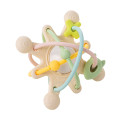 NATTOU Silicone galaxy rattle pastel colors