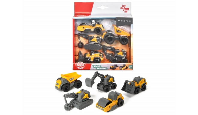 Construction vehicle set, Volvo CONSTR 5-pack