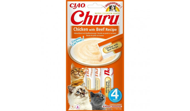 Snack for Cats Inaba Churu 4 x 14 g Chicken Veal