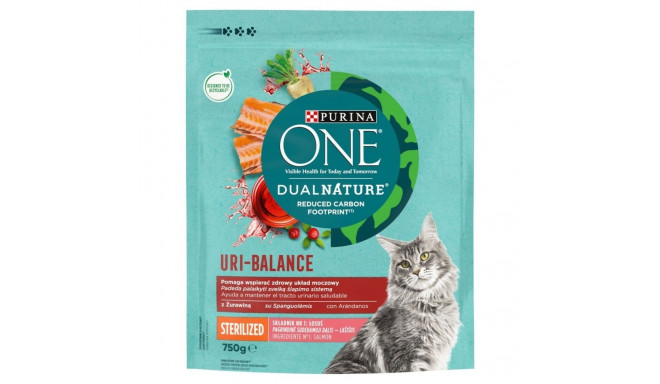 Корм для котов Purina Dual Nature Uri-Balance Sterilized Для взрослых Лососевый 750 g