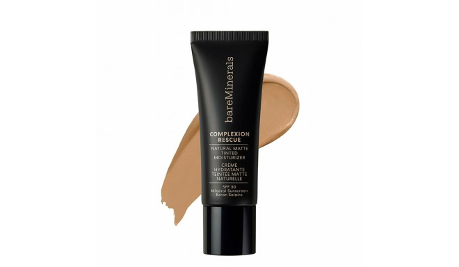 Mitrinošs Krēms ar Krāsu bareMinerals Complexion Rescue Tan Amber Spf 30 35 ml