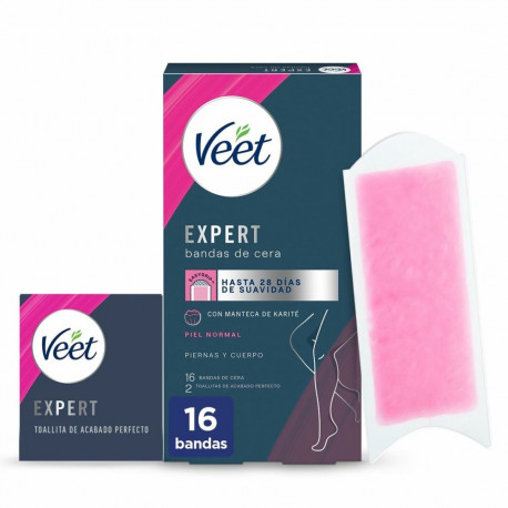 Kehakarvade eemaldusribad Veet Expert (16 Ühikut)