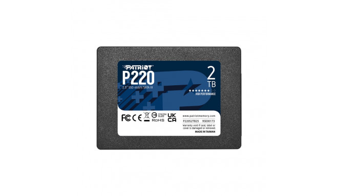 Cietais Disks Patriot Memory P220 2 TB SSD