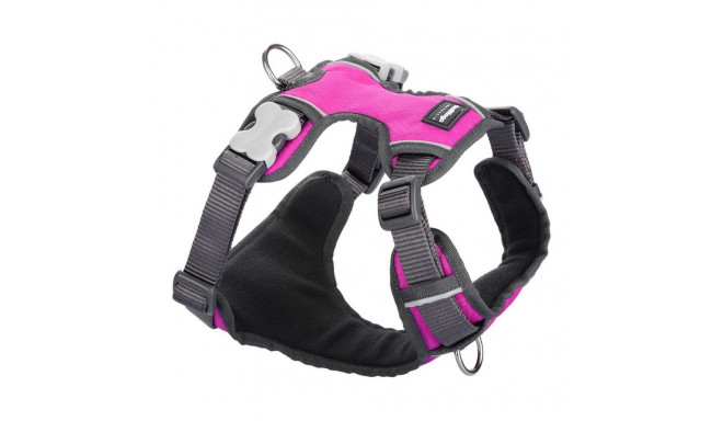Dog Harness Red Dingo Padded L Fuchsia