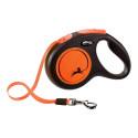Koerarihm Flexi NEW NEON 5 m Oranž Suurus M