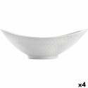 Pasniegšanas Plate Quid Gastro Keramika Balts (28,2 x 15,5 x 9 cm) (Pack 4x)