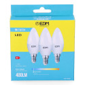 Candle Light Bulb EDM 5 W E14 G 400 lm (6400K)