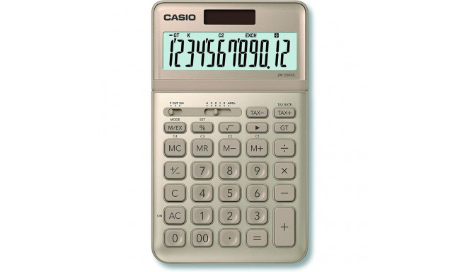 Calculator Casio JW-200SC-GD Golden Plastic