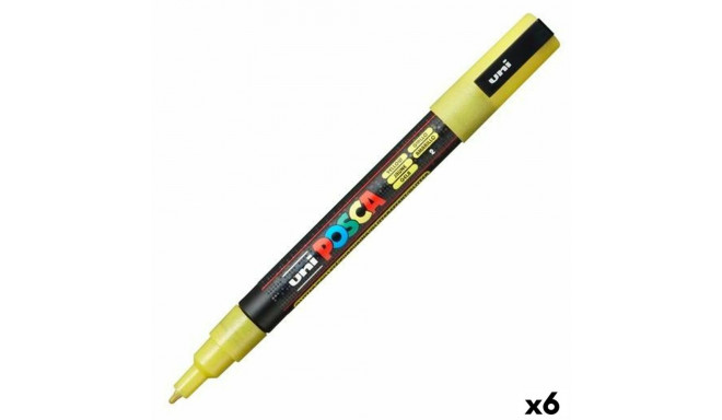 Marker POSCA PC-3ML Yellow (6 Units)