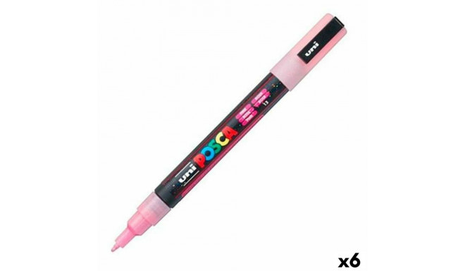 Marker POSCA PC-3ML Roosa (6 Ühikut)