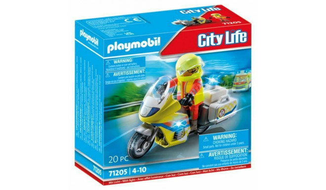 Набор машинок Playmobil 71205 Мотоцикл 20 Предметы