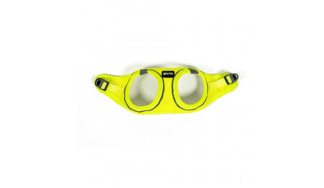Dog Harness Gloria Air Mesh Trek Star Adjustable Yellow L (33,4-35 cm)