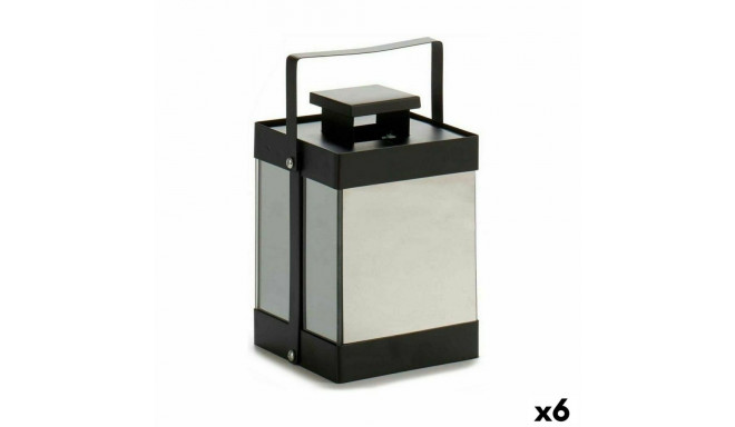 LED laterna Melns spogulis 12,5 x 18,5 x 12,5 cm (6 gb.)