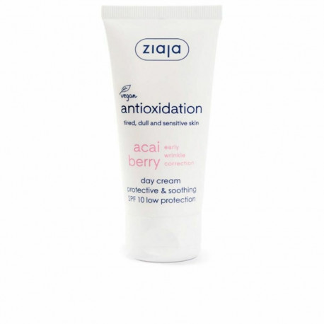 Facial Cream Ziaja Acai Spf 10 50 ml Antioxidant Acai