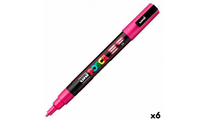 Marker POSCA PC-3M Fuksiaroosa (6 Ühikut)