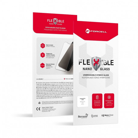 Hybrid glass to Samsung S24 Forcell Flexible Nano Glass