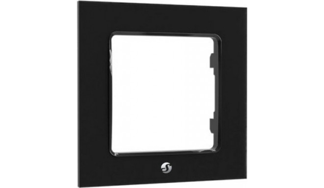 Shelly Wall Frame 1, Cover (black, for Wall Switch)