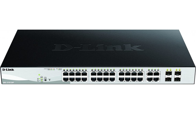 D-Link DGS-1210-24P/E, switch (silver/black)