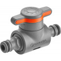 Gardena Coupling with Control Valve (grey/orange)