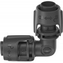 Gardena Micro-Drip-System L-piece 13mm (1/2), connection (dark grey, 2 pieces, model 2023)