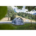 Coleman 3-person dome tent Darwin 4 Plus (grey/light green, with tunnel stem, model 2023)