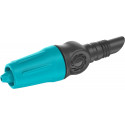 GARDENA Micro-Drip-System Adjustable End Drip Head 0-15 l/h (black/turquoise, 10 pieces, model 2023)