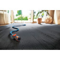 GARDENA Textile Hose Liano Xtreme 1/2", 10 meter set + indoor adapter (dark grey/orange, model 2023,