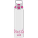 SIGG drinking bottle Total Clear One MyPlanet "Berry" 0.75L (transparent/berry, one-hand closure ONE