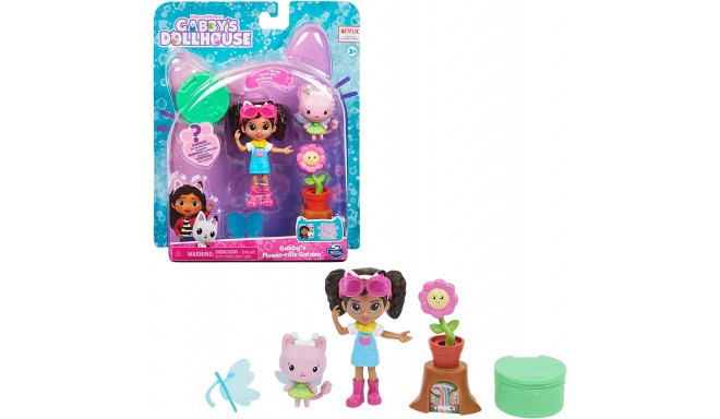 Spin Master Gabby's Dollhouse Garden Set with Kitty Fairy Play Figure