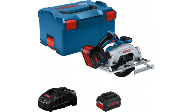 Bosch Cordless Circular Saw GKS 18V-57-2 Professional, 18V (blue/black, 2x Li-Ion battery ProCORE18V