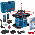 Bosch cordless rotation laser GRL 600 CHV Professional, 18V, with holder (blue, battery ProCORE18V 4