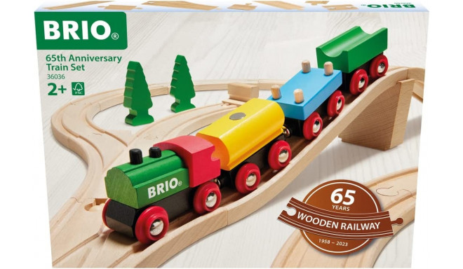 BRIO 65 Years Wooden Railway Anniversary Train Set