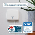 Homematic IP switching actuator for brand switches (HmIP-BSL), button (white, with signal light)