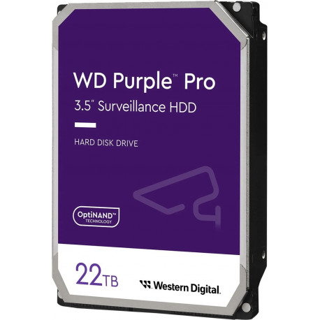 WD Purple Pro 22TB, hard drive (SATA 6 Gb/s, 3.5")