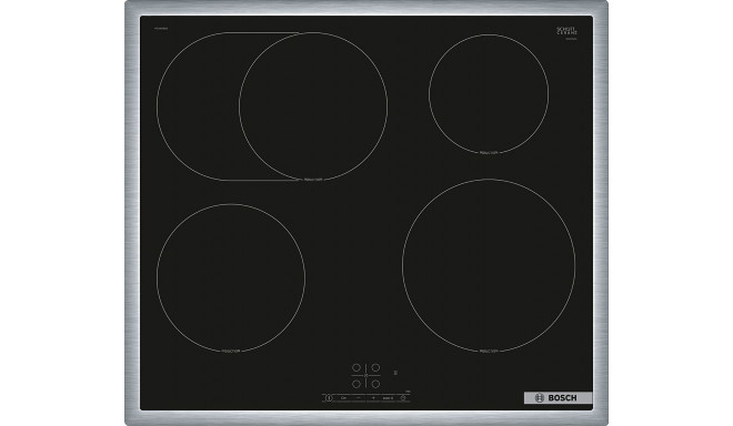 Bosch PIF64RBB5E Series 4, self-sufficient hob (black/stainless steel)