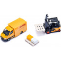 SIKU SUPER DHL logistics set, model vehicle