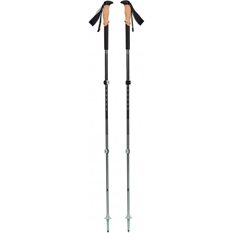 Black Diamond trekking poles Pursuit S/M, fitness device (grey/green, 1 pair, 100-125 cm)