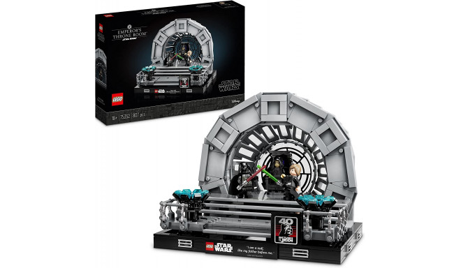 LEGO 75352 Star Wars Emperor's Throne Room Diorama Construction Toy