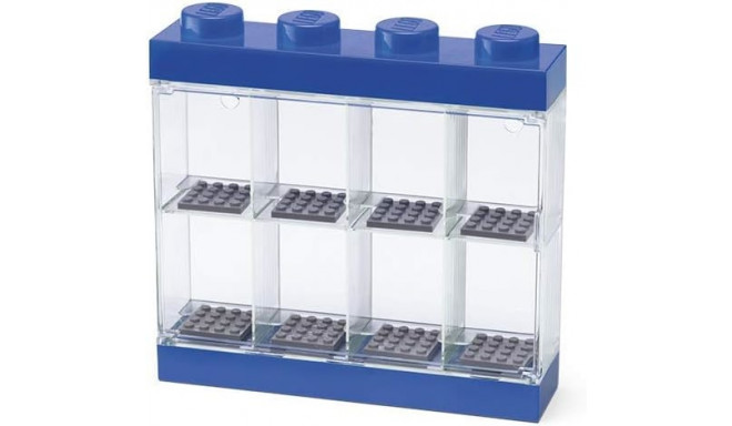 Room Copenhagen LEGO minifigures display case blue, storage box (transparent, transparent)