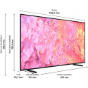 SAMSUNG GQ-43Q60C, QLED TV (108 cm (43 inches), black, UltraHD/4K, SmartTV, WLAN, Bluetooth, HDR10+)
