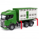 BRUDER Scania Super 560R Tiertransport-LKW (inkl. 1 Rind)