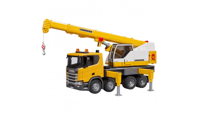 BRUDER Scania Super 560R Liebherr Kran-LKW mit Light & Sound Modul