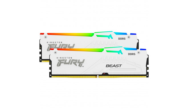Kingston RAM Fury DDR5 64GB 6000 CL 36 (2x32GB) Dual Kit White (KF560C36BWEAK2-64 Beast 