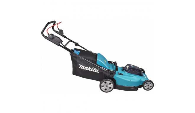 Makita cordless lawn mower DLM480Z, 36 volts (2x18 volts) (blue/black, without battery and charger)