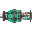 Wera Kraftform compact stubby magazine 1 bit set (black/green, 7 pieces)