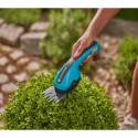 GARDENA Cordless Grass Shears ClassicCut Li, 3.6 volts, set with shrub blade - special offer (turquo